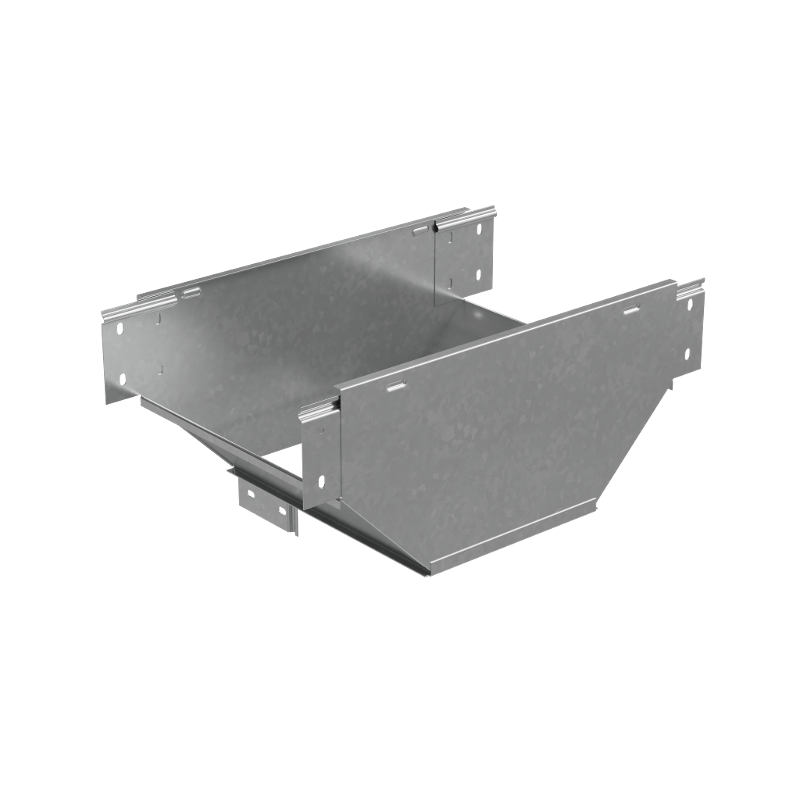 Т-ответвитель переходник 80х600-100 мм верт. c разворотом трассы на 90 град "ПЛЮС" (нчм) HD