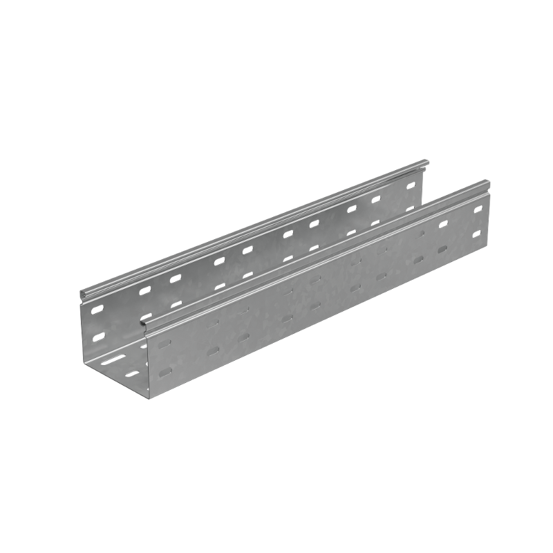 Лоток перф. 80х100х1,2 L3000 мм "Стандарт ПЛЮС" INOX304