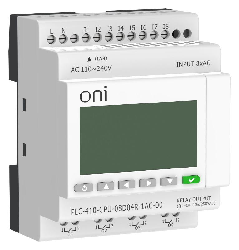 ПЛК 410 Модуль ЦПУ 8 DI 4 RO 220В AC Ethernet с экраном