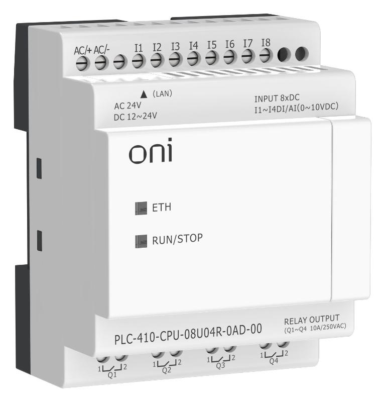 ПЛК 410 Модуль ЦПУ 4 DI 4 UI 4 RO 24В DC или AC EP