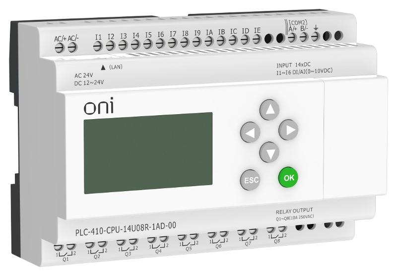 ПЛК 410 Модуль ЦПУ 8 DI 6 UI 8 RO 24В DC или AC EP с экр