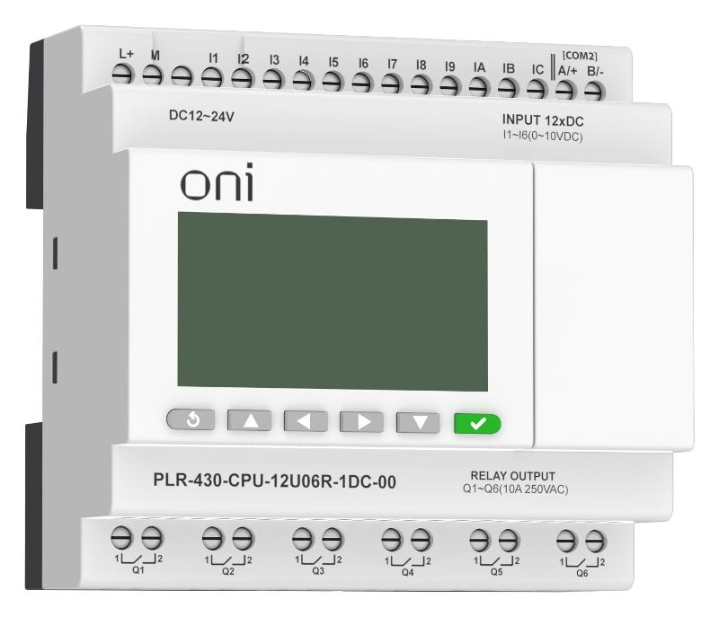 ПЛК 430 Модуль ЦПУ 6 DI 6 UI 6 RO 24В DC с экраном