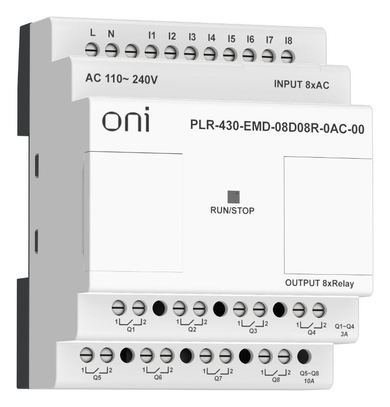 ПЛК 430 Модуль IO 8 DI 8 RO 220В AC