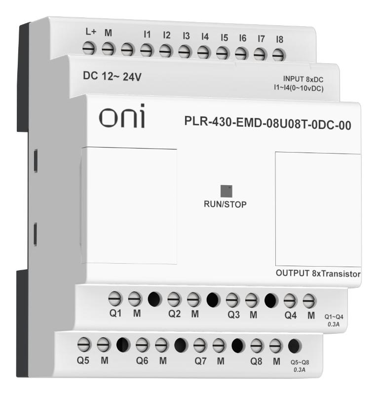 ПЛК 430 Модуль IO 4 DI 4 UI 8 TO 24В DC