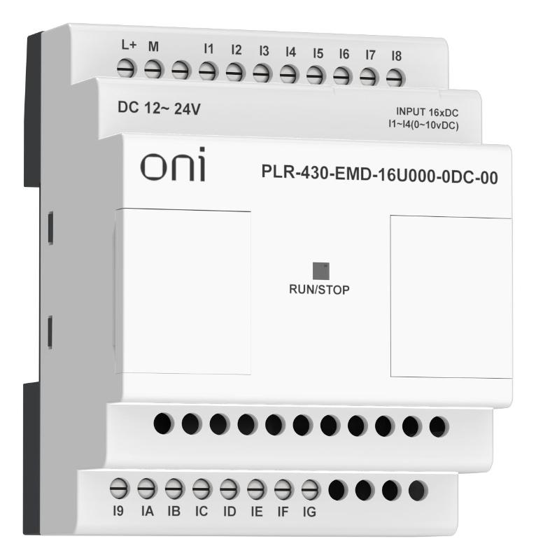 ПЛК 430 Модуль IO 12 DI 4 UI 24В DC