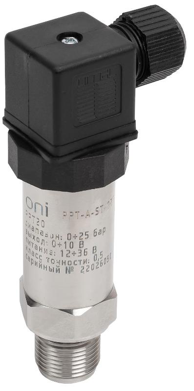Преобр. давл. PPT20 0,5% 0-25Бар 0-10В M20 DIN43650