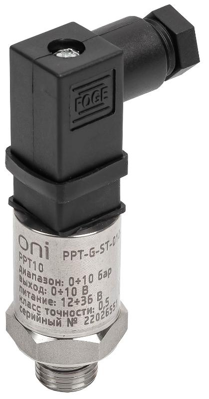 Преобр. давл. PPT10 0,5% 0-10Бар 0-10В G1/4 Mini 4-pin