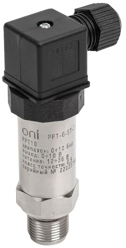 Преобр. давл. PPT10 0,5% 0-10Бар 0-10В M20 DIN43650
