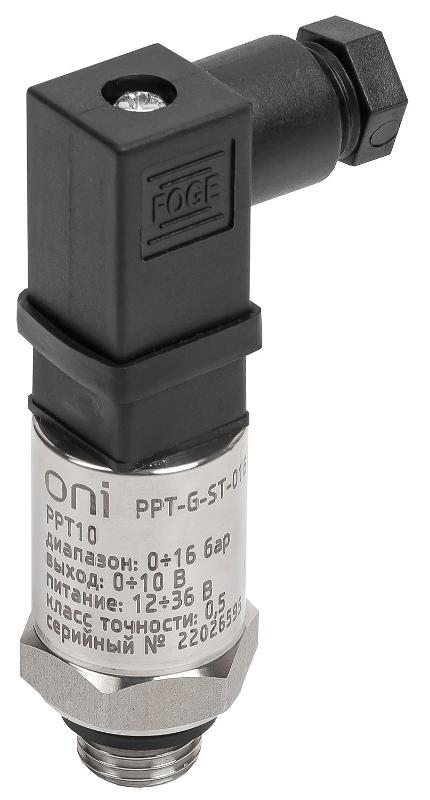 Преобр. давл. PPT10 0,5% 0-16Бар 0-10В G1/4 Mini 4-pin