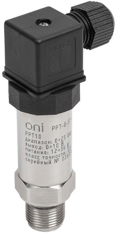 Преобр. давл. PPT10 0,5% 0-25Бар 0-10В M20 DIN43650