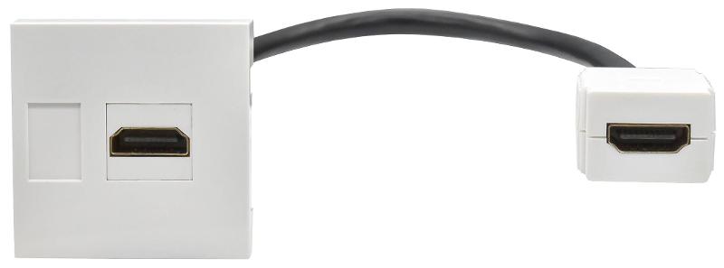 PRIMER РКМ-20-10-П Розетка HDMI M/M (2 мод.) бел.