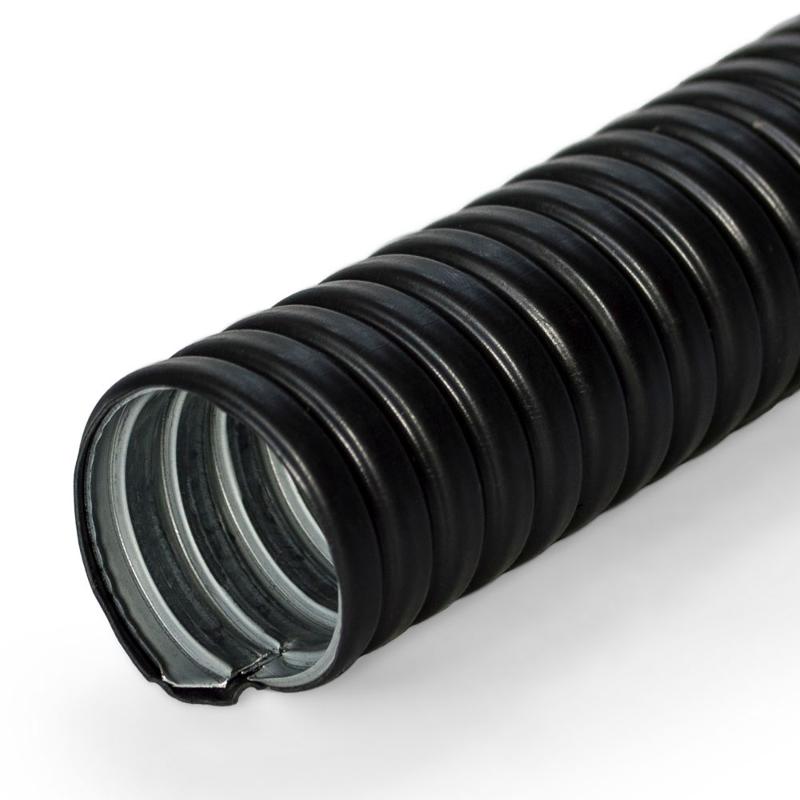 Металлорукав в ПВХ оболочке Р3-ЦП-МБМр-НГ-50 (15м/уп)  без протяжки