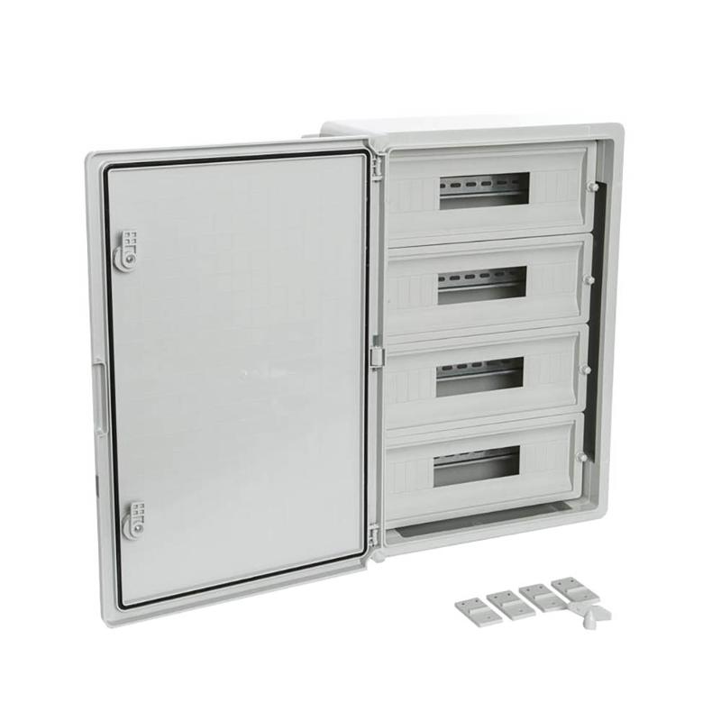 Корпус пластиковый распределительный ЩРН-60 IP65 серая дверь 600х400х200