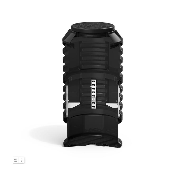 Пластиковый колодец КН-780 с крышкой D560 мм, высота 2100 мм