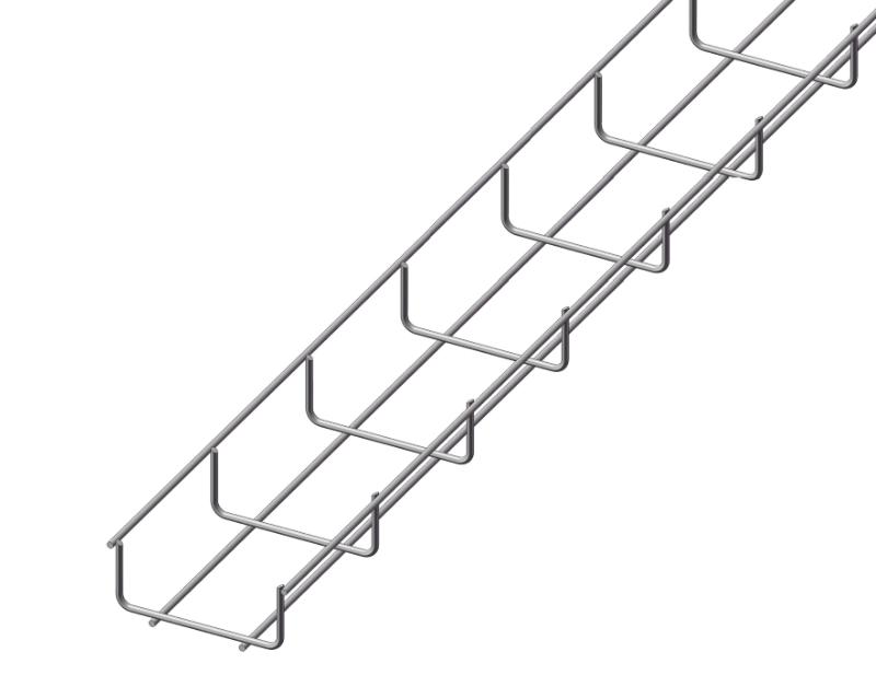 Лоток проволочный 60х30х3000 INOX (AISI 304) (3 м/уп)