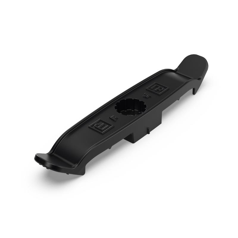 Держатель плоского кабеля двусторонний для прямого монтажа на 4 места черный (20шт/640шт уп/кор)