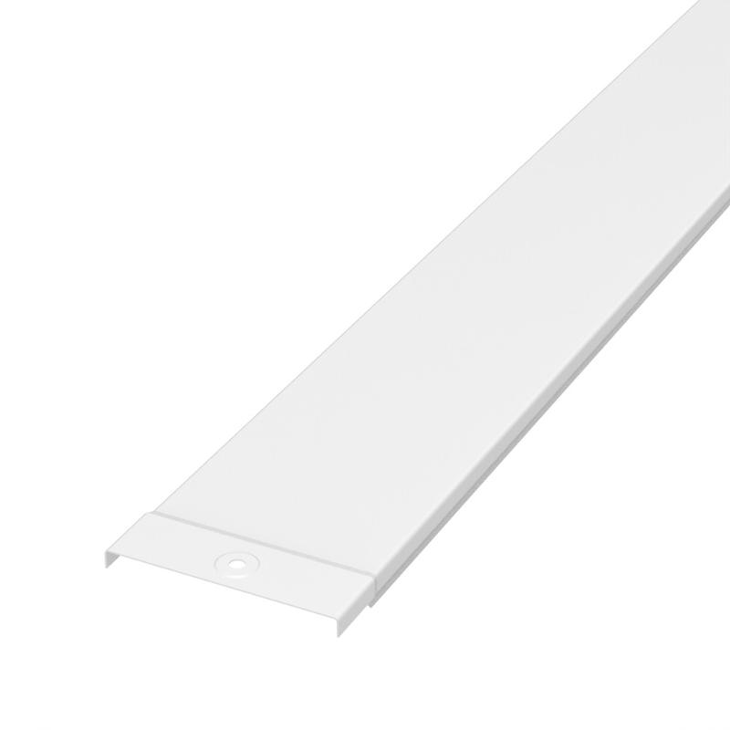 Крышка лотка 100х3000 RAL 9003 (24 м/уп)