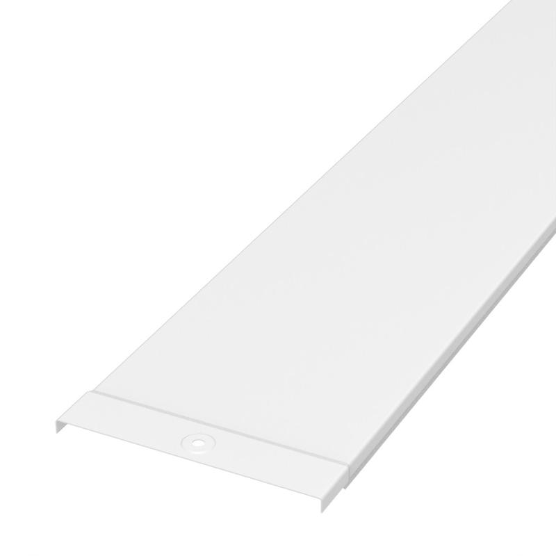 Крышка лотка 150х3000 RAL 9003 (24 м/уп)