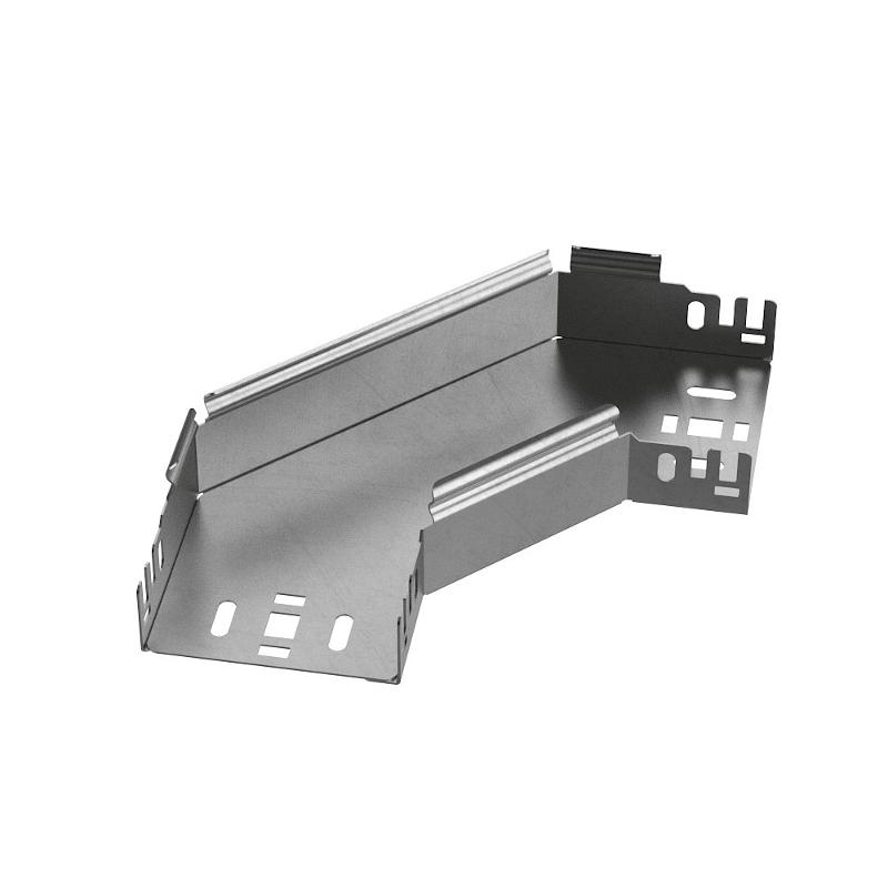 Угол горизонтальный 90 градусов Профи INOX (AISI 304) 100х50 (1,0 мм)