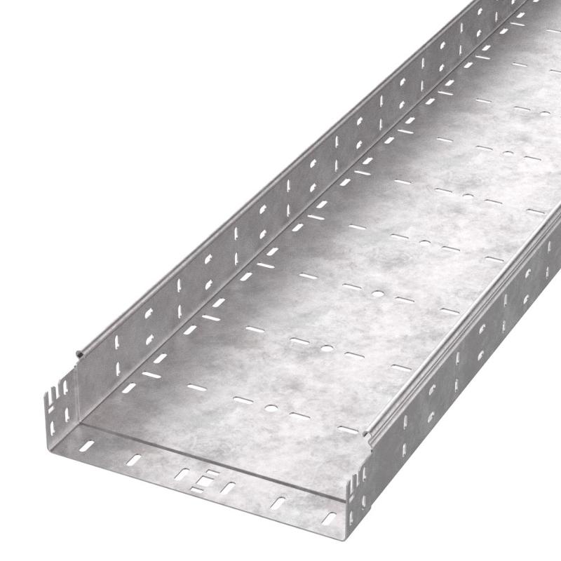 Лоток перфорированный Профи HDZ 300х80x3000 (2,0 мм) (6 м/уп)