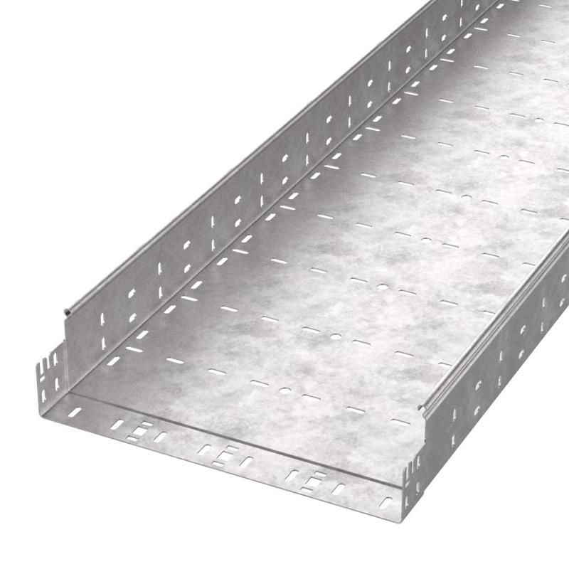 Лоток перфорированный Профи HDZ 400х100x3000 (2,0 мм) (6 м/уп)