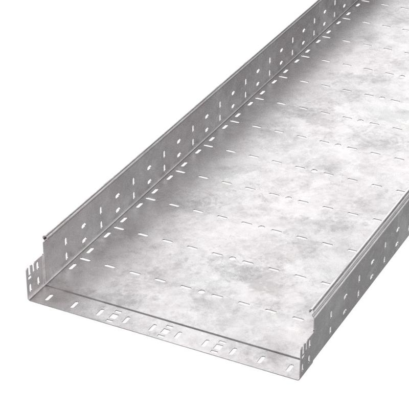 Лоток перфорированный Профи HDZ 500х100x3000 (2,0 мм) (6 м/уп)