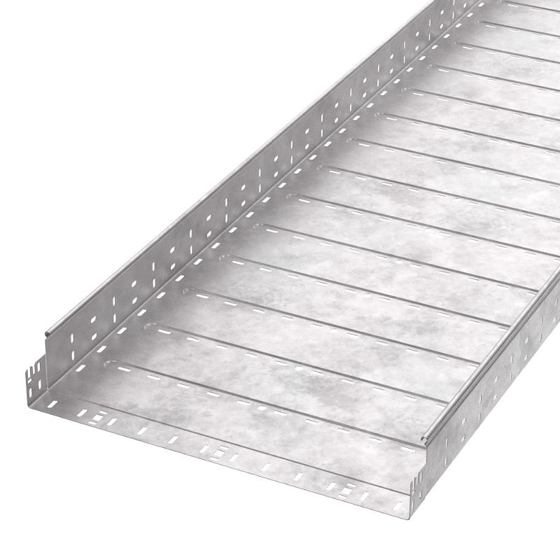 Лоток перфорированный Профи HDZ 600х100x3000 (1,0 мм) (6 м/уп)