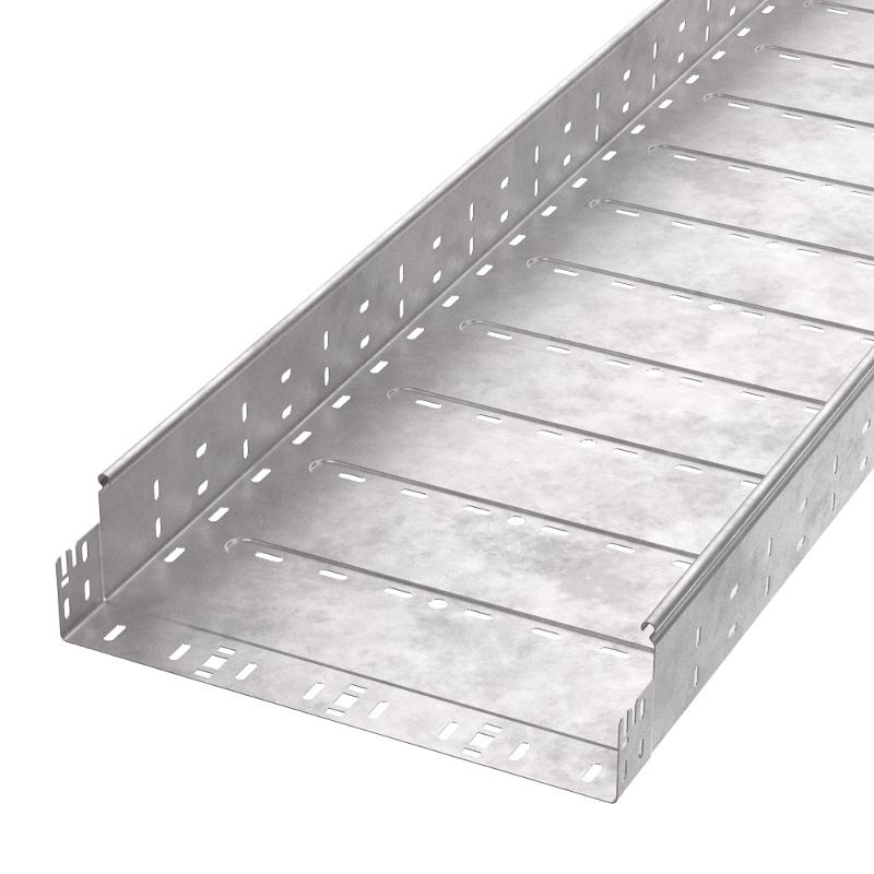 Лоток перфорированный Профи HDZ 400х100x3000 (1,2 мм) (6 м/уп)