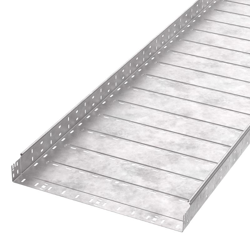 Лоток перфорированный Профи HDZ 600х80x3000 (1,2 мм) (6 м/уп)
