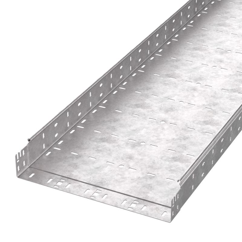 Лоток перфорированный Профи HDZ 400х80x3000 (1,5 мм) (6 м/уп)