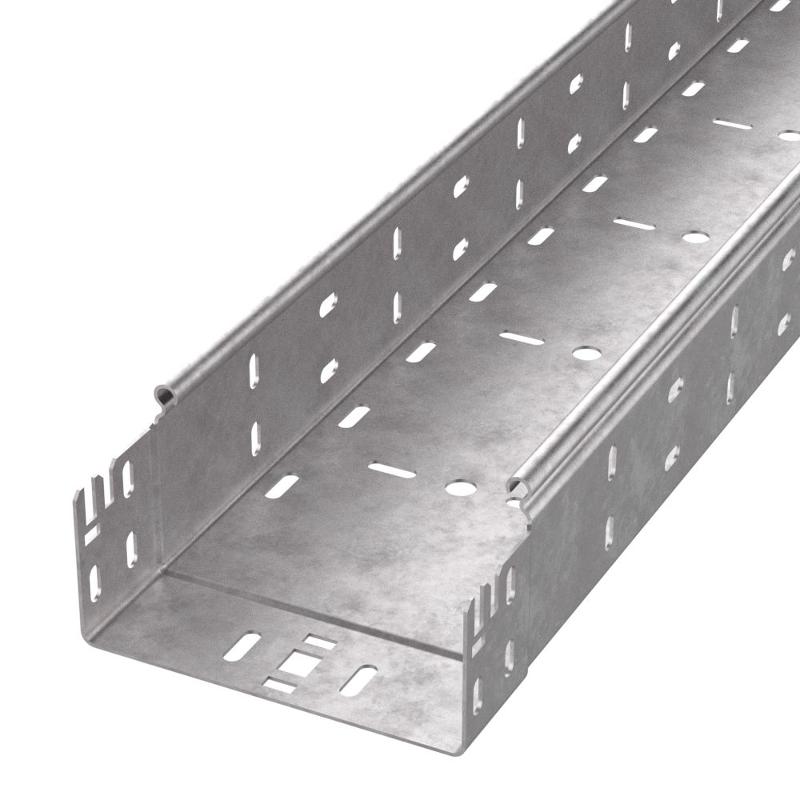 Лоток перфорированный Профи HDZ 150х80х6000 (1,5 мм) (12 м/уп)