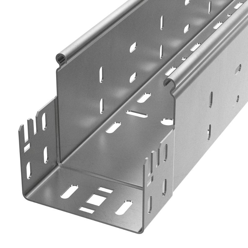 Лоток перфорированный Профи INOX (AISI 304) 100х100x3000 (1,5 мм) (6 м/уп)