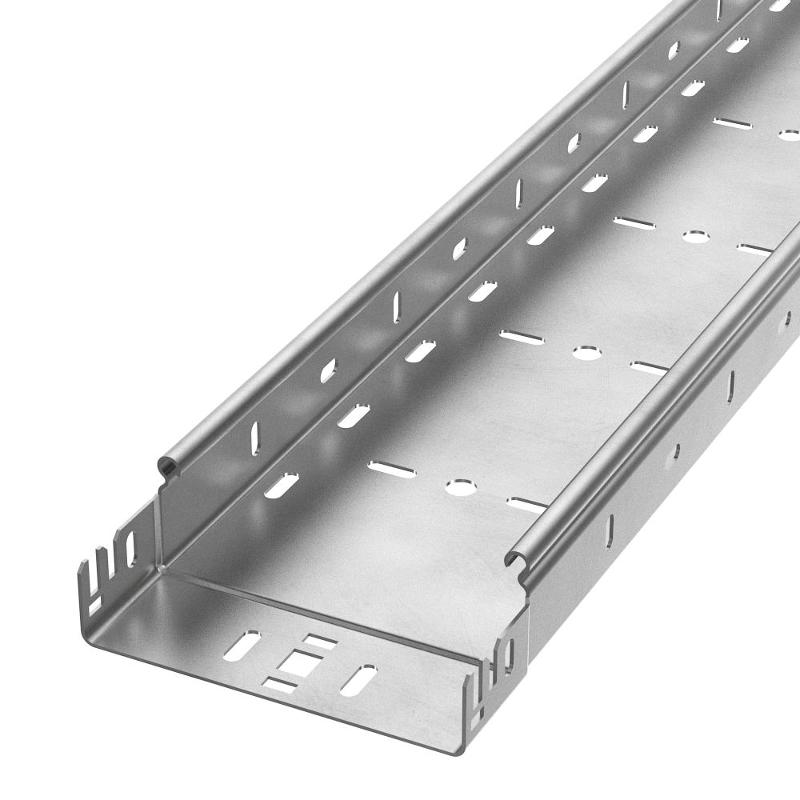 Лоток перфорированный Профи INOX (AISI 304) 150х50x6000 (1,5 мм) (12 м/уп)