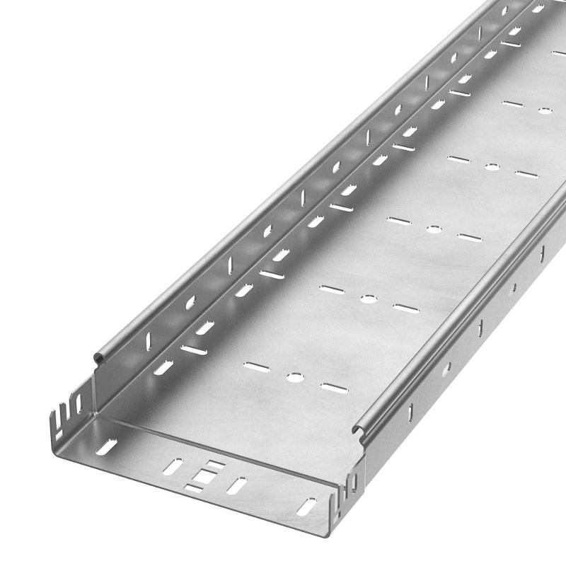 Лоток перфорированный Профи INOX (AISI 304) 200х50x6000 (1,5 мм) (12 м/уп)