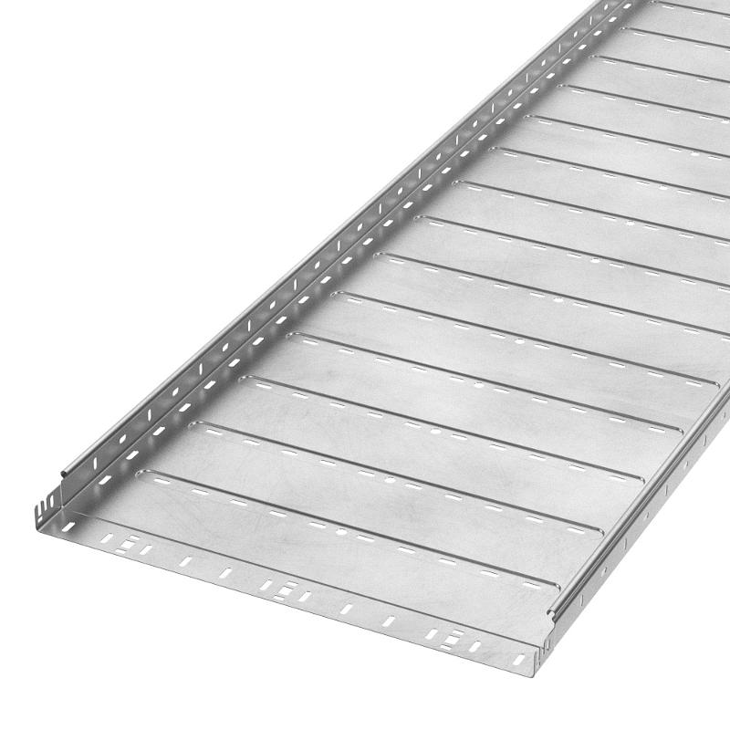 Лоток перфорированный Профи INOX (AISI 304) 600х50x6000 (1,0 мм) (12 м/уп)