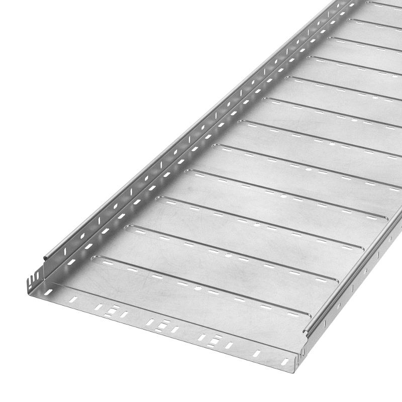 Лоток перфорированный Профи INOX (AISI 304) 500х50x3000 (1,2 мм) (6 м/уп)