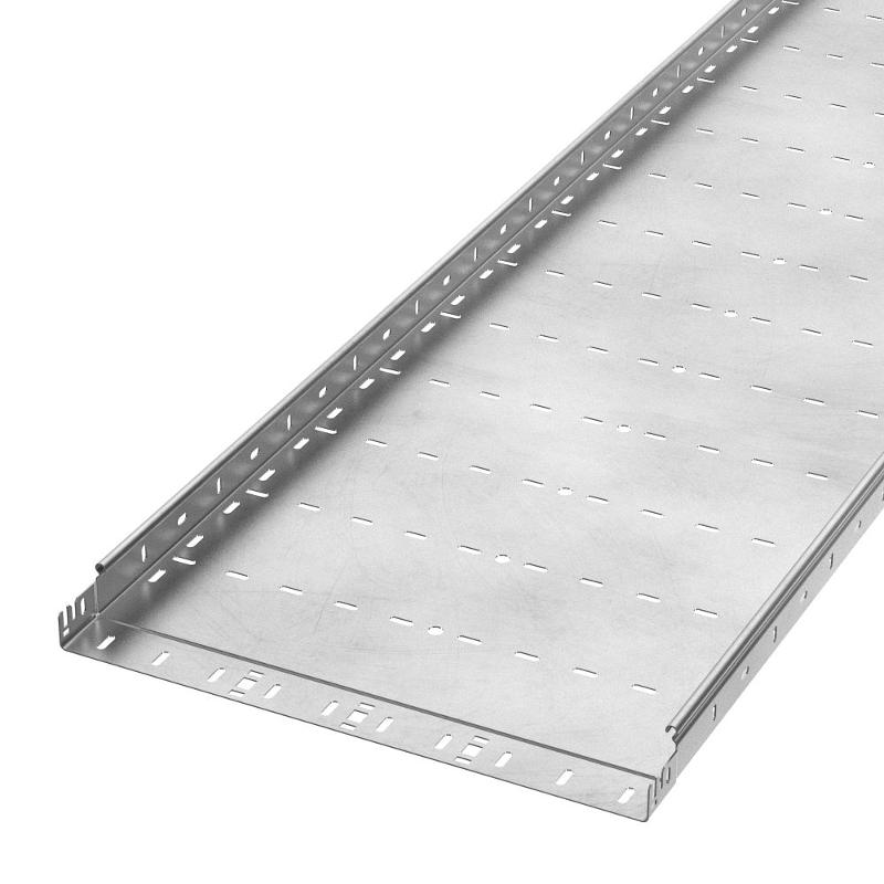 Лоток перфорированный Профи INOX (AISI 304) 500х50x3000 (2,0 мм) (6 м/уп)