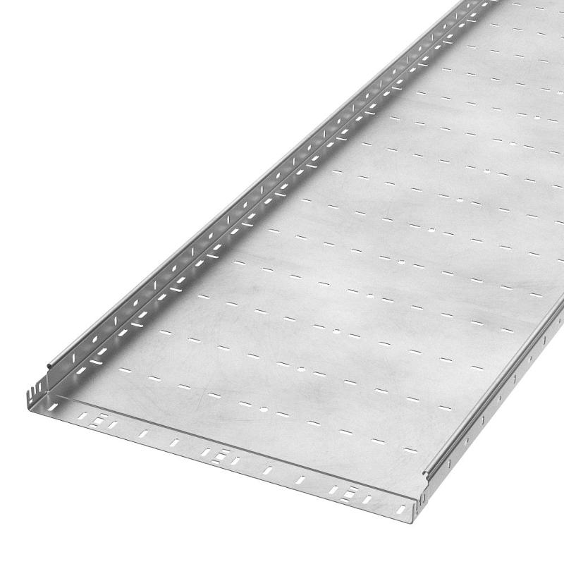 Лоток перфорированный Профи INOX (AISI 304) 600х50x3000 (2,0 мм) (6 м/уп)