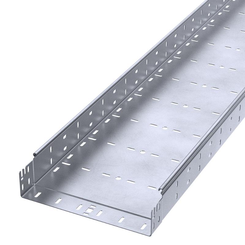 Лоток перфорированный Профи INOX (AISI 316) 300х80x3000 (2,0 мм) (6 м/уп)