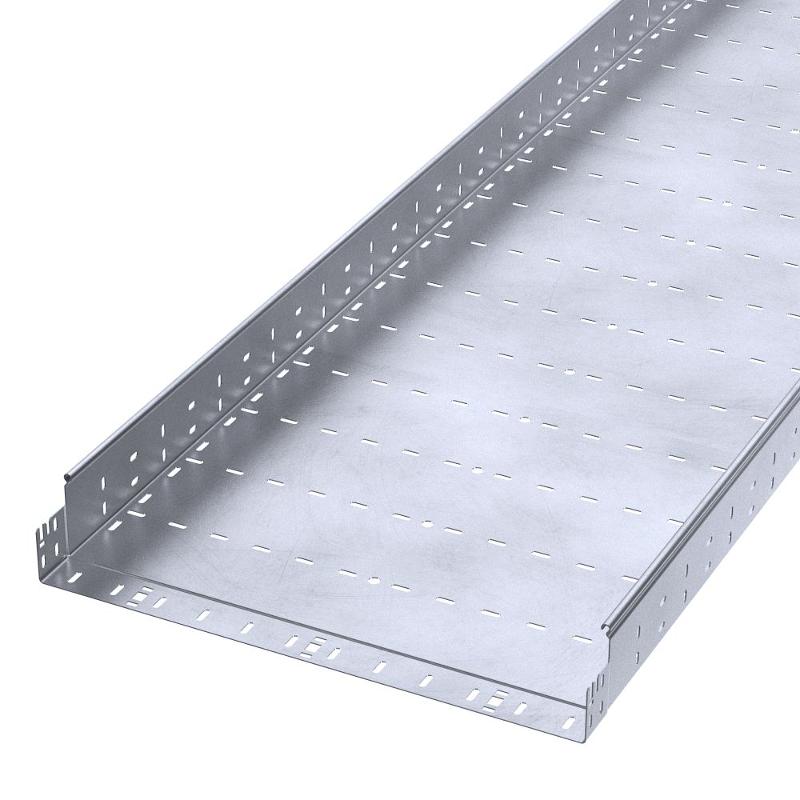 Лоток перфорированный Профи INOX (AISI 316) 600х100x3000 (2,0 мм) (6 м/уп)