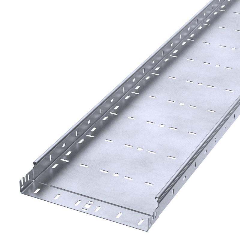 Лоток перфорированный Профи INOX (AISI 316) 300х50x6000 (2,0 мм) (12 м/уп)
