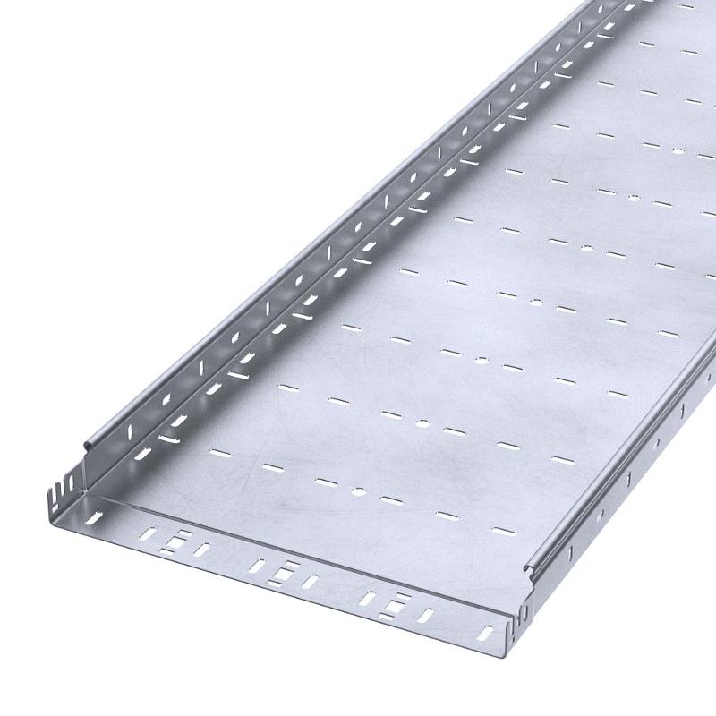 Лоток перфорированный Профи INOX (AISI 316) 400х50x6000 (2,0 мм) (12 м/уп)