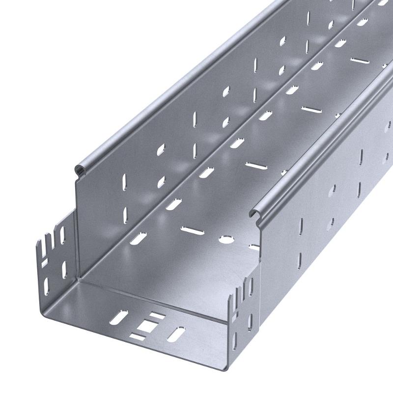 Лоток перфорированный Профи INOX (AISI 316) 150х100x6000 (1,0 мм) (12 м/уп)