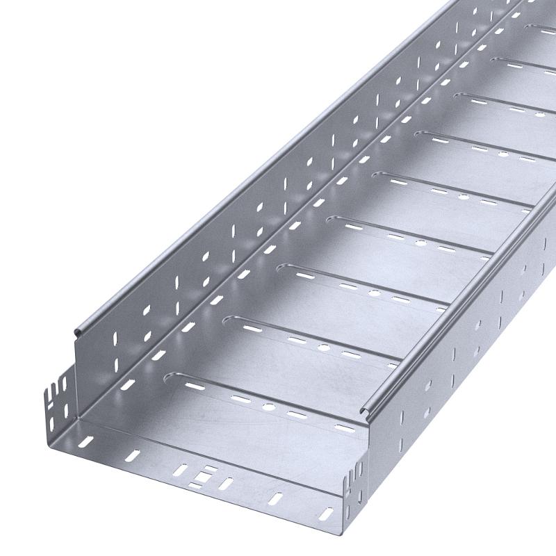 Лоток перфорированный Профи INOX (AISI 316) 300х100x6000 (1,0 мм) (12 м/уп)