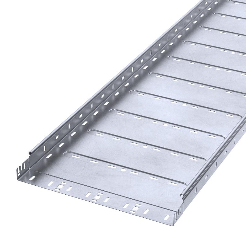 Лоток перфорированный Профи INOX (AISI 316) 400х50x6000 (1,0 мм) (12 м/уп)
