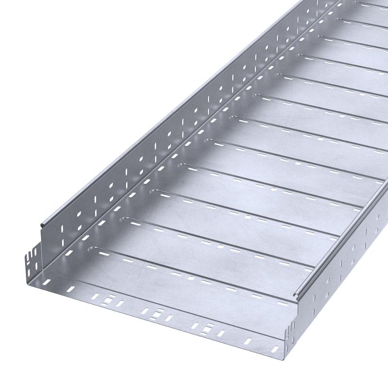 Лоток перфорированный Профи INOX (AISI 316) 500х100x6000 (1,0 мм) (12 м/уп)