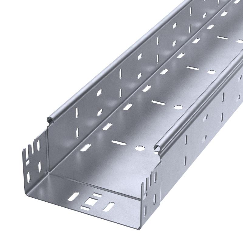 Лоток перфорированный Профи INOX (AISI 316) 150х80x3000 (1,2 мм) (6 м/уп)