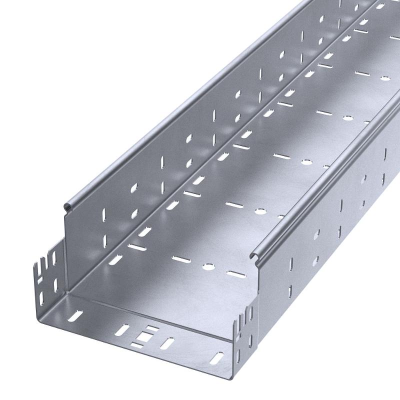 Лоток перфорированный Профи INOX (AISI 316) 200х100x3000 (1,2 мм) (6 м/уп)