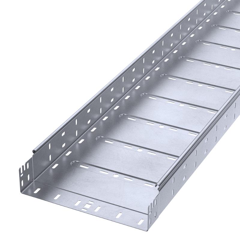 Лоток перфорированный Профи INOX (AISI 316) 300х80x3000 (1,2 мм) (6 м/уп)