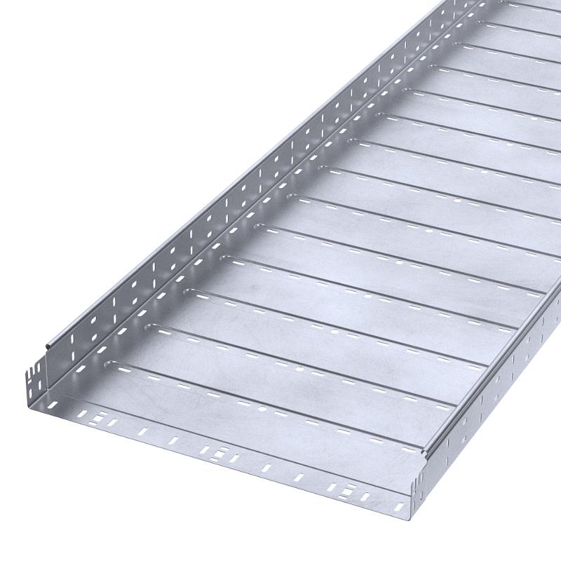 Лоток перфорированный Профи INOX (AISI 316) 600х80x6000 (1,2 мм) (12 м/уп)